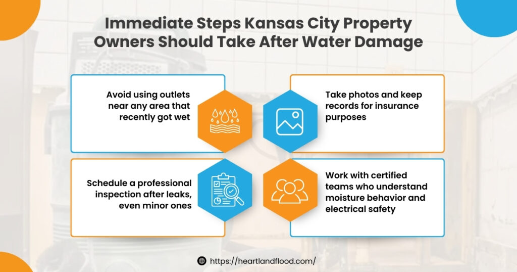 Immediate Steps Kansas City Property Owners Should Take After Water Damage: